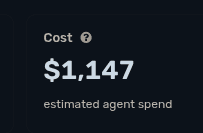 WakaTime's estimate of what my LLM usage would cost if I paid per-token instead of flat subscriptions