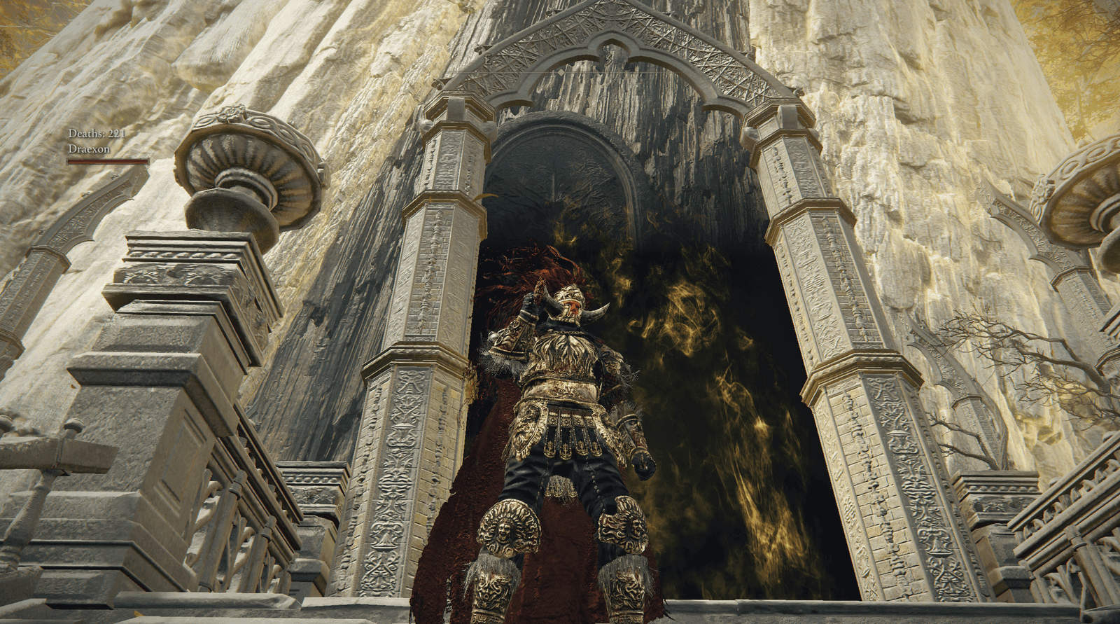 standing at the Erdtree door