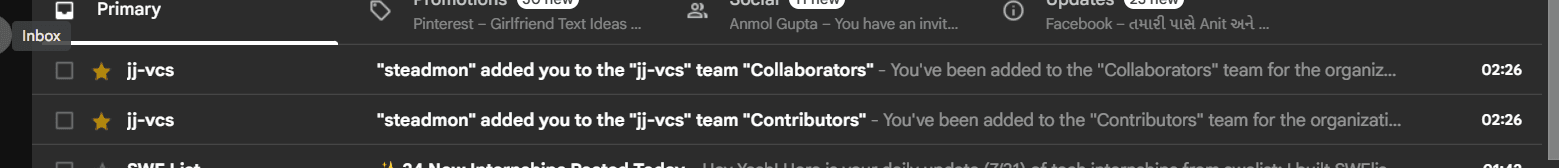 email: steadmon added you to the jj-vcs team