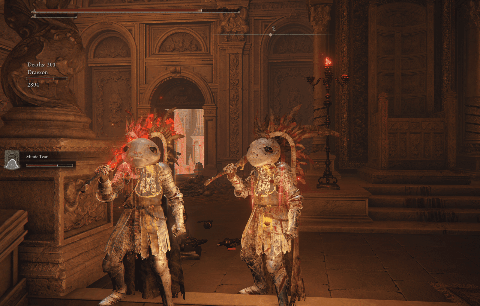 two of me, thanks to the Mimic Tear, in Leyndell