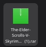 Skyrim, downloaded
