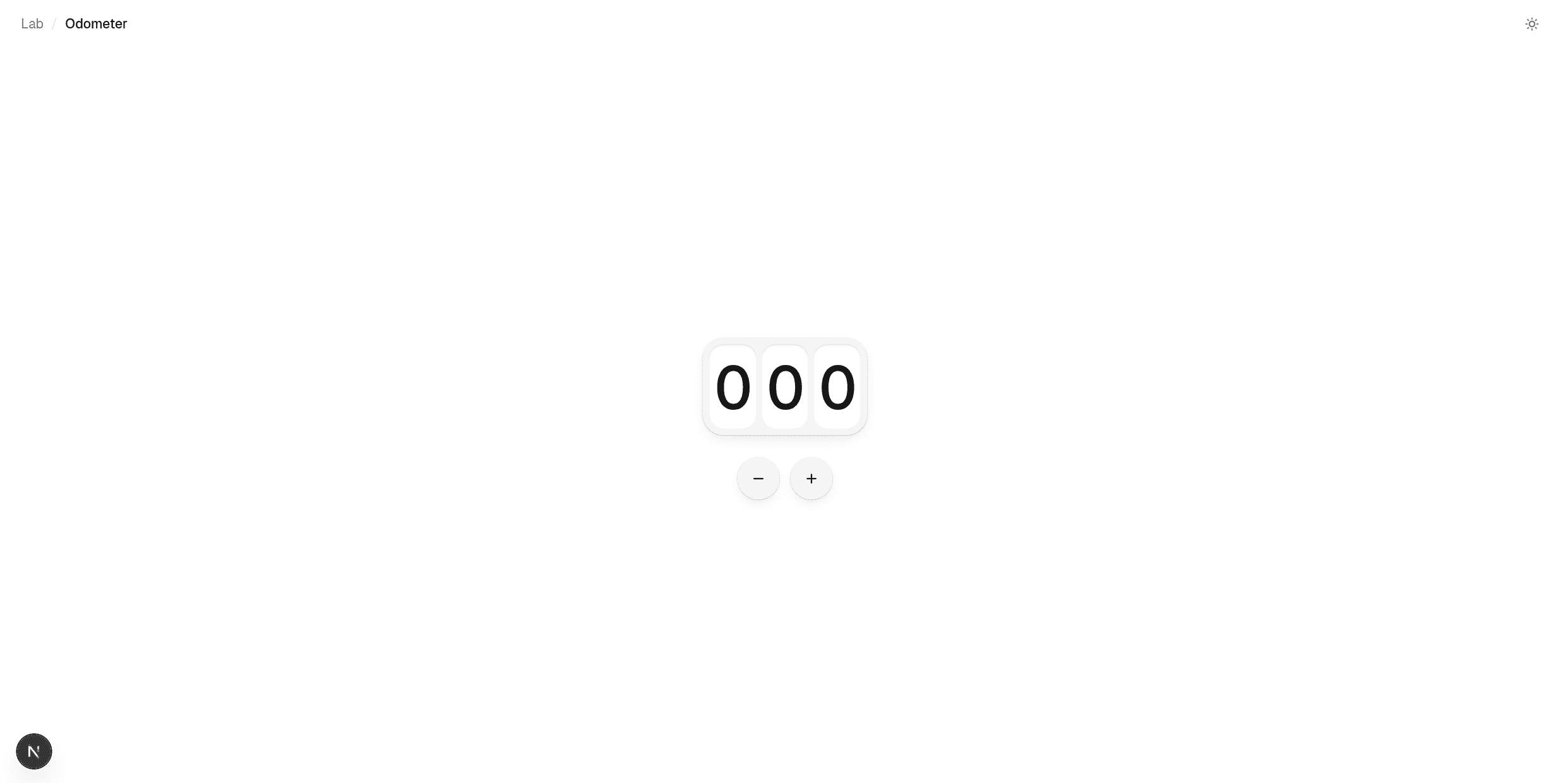 the odometer