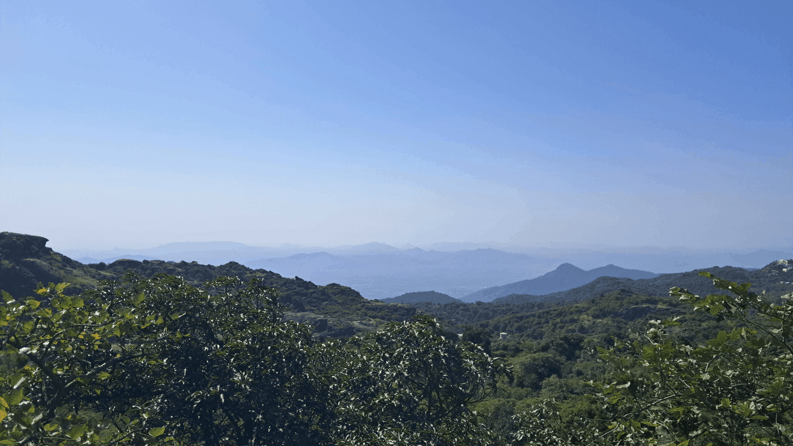 ranges going back as far as the haze