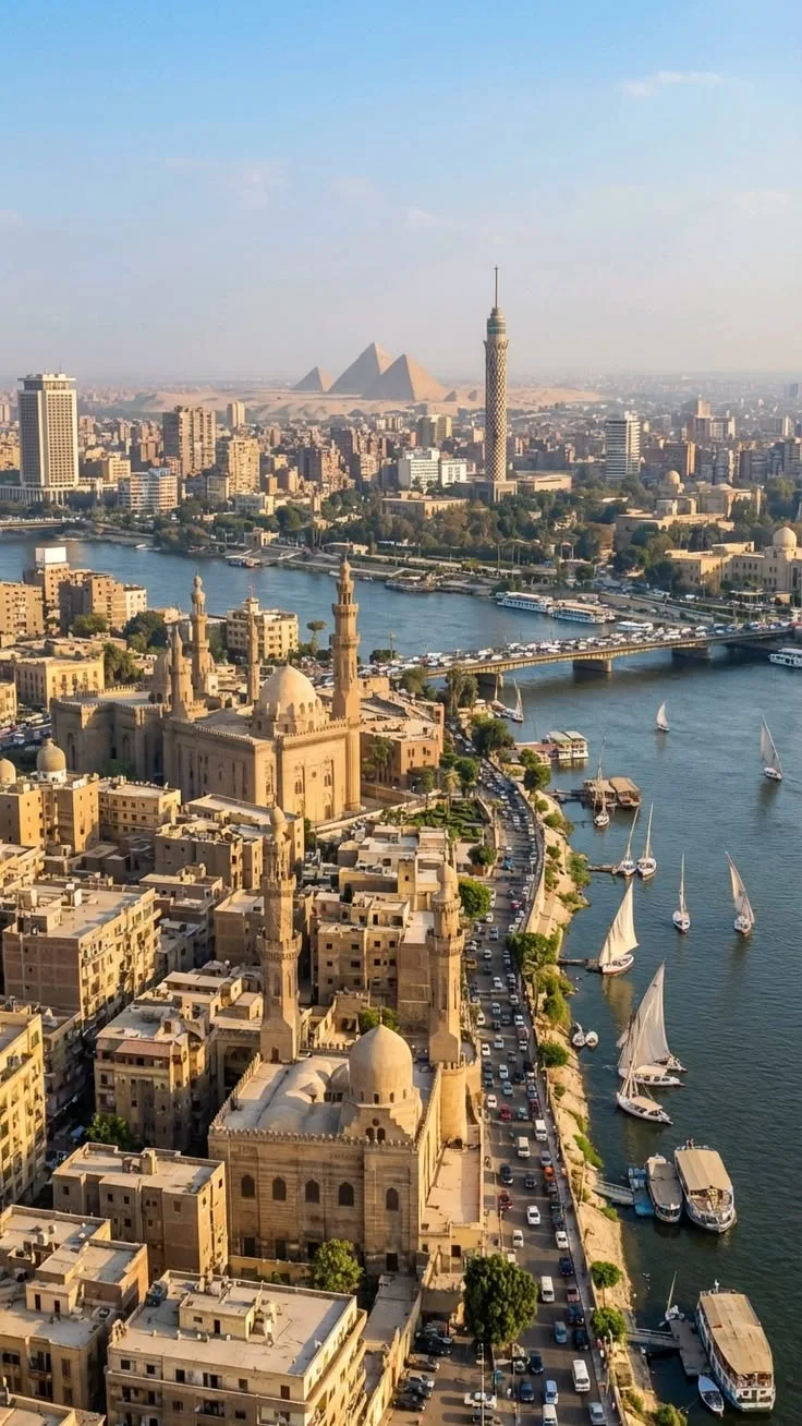Egypt, Cairo, and ideally further south